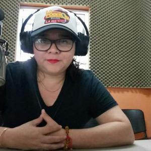 Claudia Camejo, en las Plataformas.