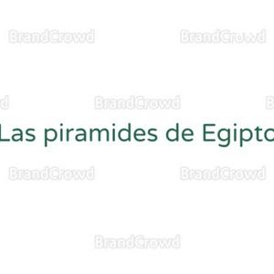 Las Piramides de Egipto